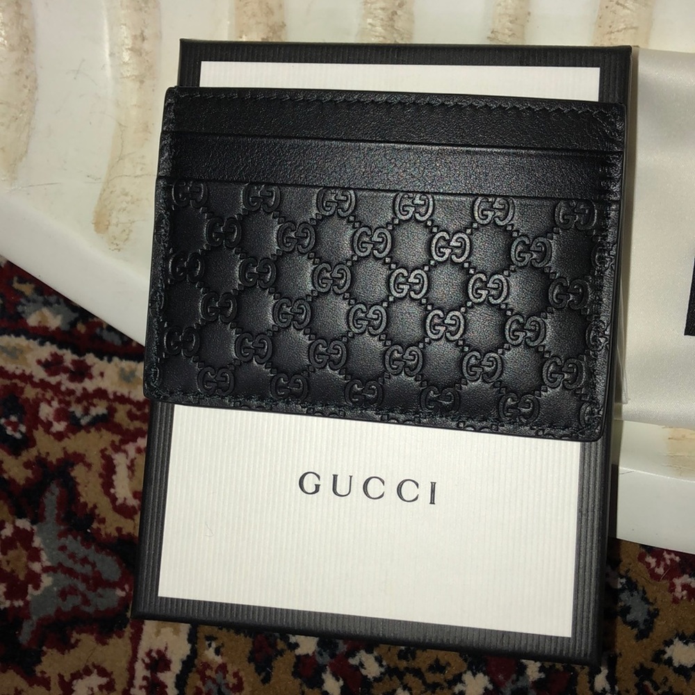 Gucci Guccissima Card holder